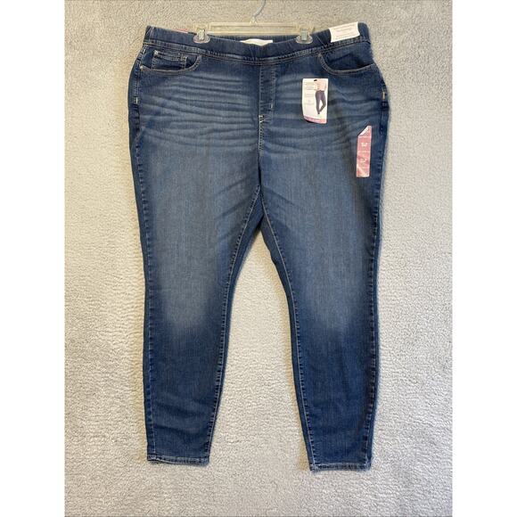 Signature by Levi Strauss & Co. Denim - Signature by Levi Strauss Gold Women's Jeans Pull On Skinny Blue Size 26W L32